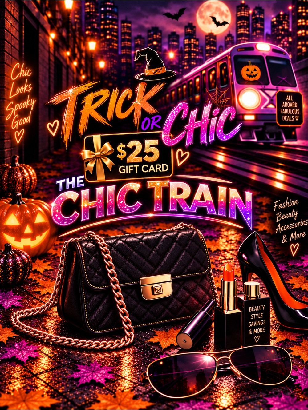 The chic train- Trick or Chic edition runs October 11th 7:30 am! - Picture 2 of 4